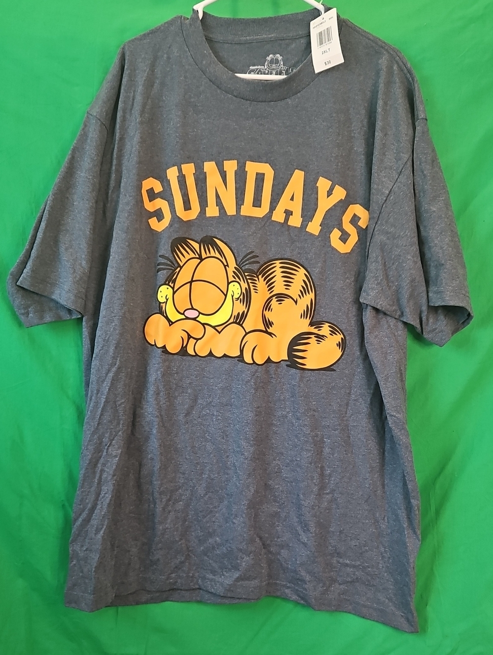 Garfield Sundays Short Sleeve Tee - Blue